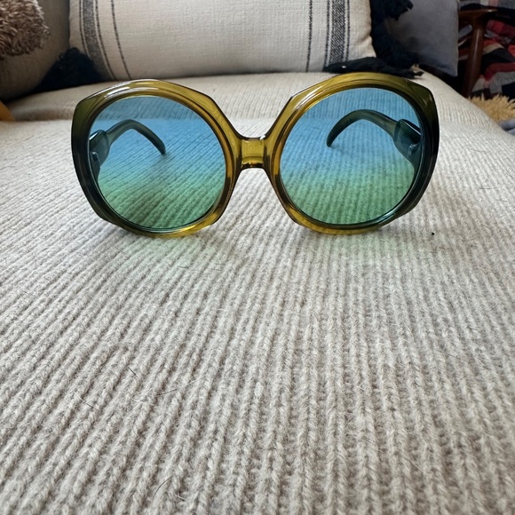 Rare Vintage Round Dior Ombré Sunglasses - Picture 6 of 8